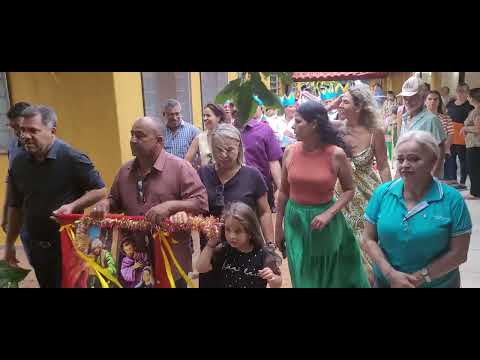 Paranaiguara Goiás,  FOLIA de REIS  no abrigo dos idosos - 0007