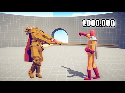 1.000.000 DAMAGE KING SWORD 1 vs 1 TOURNAMENT - TABS | Totally Accurate Battle Simulator 2022