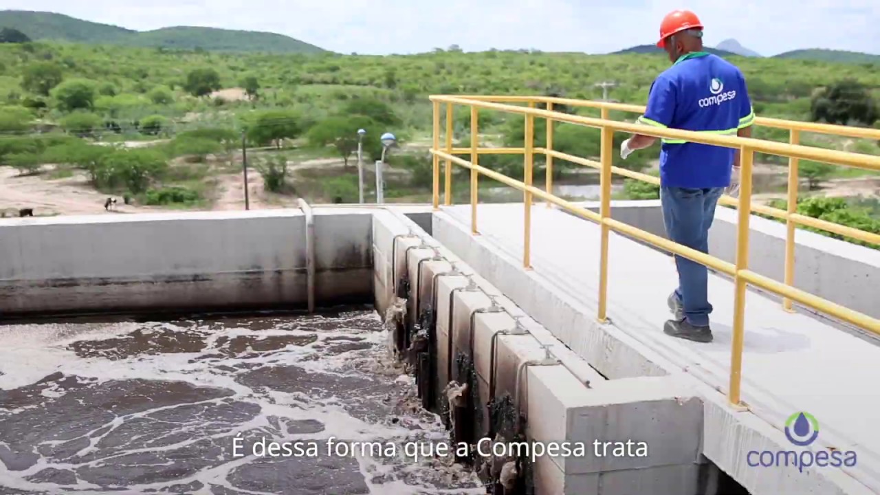 Como funciona uma Estação de Tratamento de Esgoto - ETE da Compesa