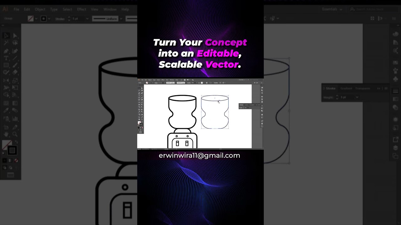 From Concept to an Editable, Scalable Vector | Dispensers