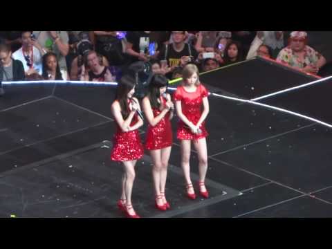 [FANCAM] (SNSD-TTS) Talk  KCON Day 2 073116