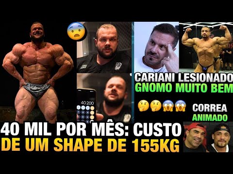 WILLIAM MARTINS GASTA 40 MIL POR MÊS NO SEU SHAPE - CARIANI VAI OPERAR DE NOVO + GNOMO E CORREA