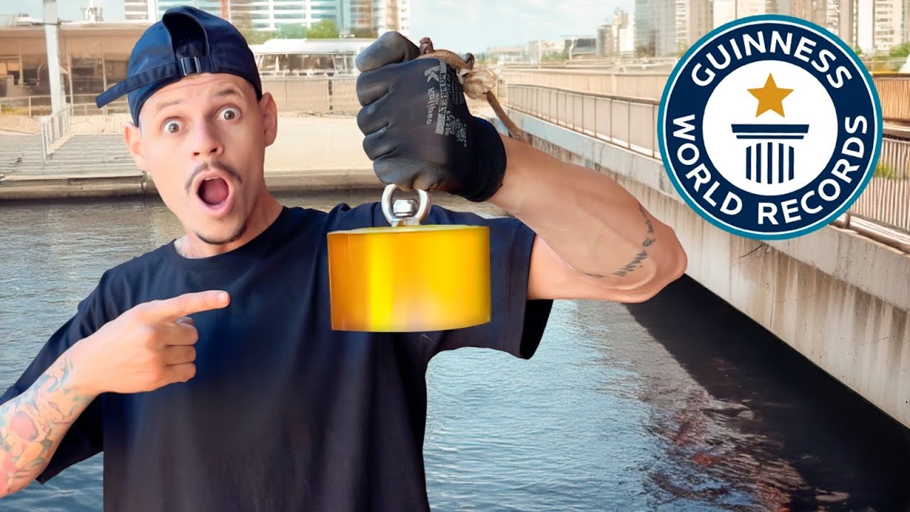 Comprei o IMÃ de PESCA MAGNETICA mais FORTE do MUNDO