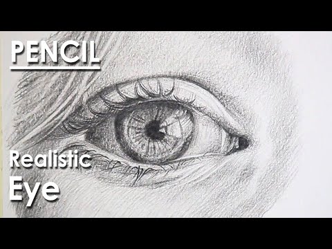 How to Draw Realistic Eye in Pencil | step by step