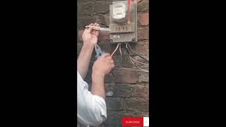 Single phase meter open strip house light repairing with Tm electrical vlog