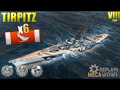 Tirpitz 6 Kills & 113k Damage | World of Warships Gameplay 4k