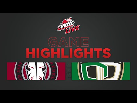 WHL Highlights: Rebels (2) at Raiders (5) - February 28, 2023