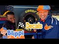 Blippi And Meekah Work The Race Track Educational Videos For Kids Moonbug Kids Get Up And Go