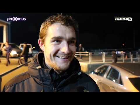 Amara Baby et Benjamin Boulenger après KAS Eupen - R.Charleroi S.C