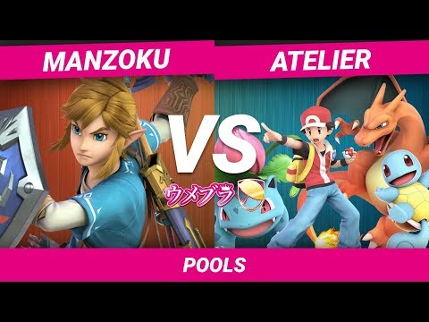 【スマブラSP】ウメブラSP5 POOLS / R2G | 満足(Link) vs PNG | あとりえ(Pokemon Trainer) / Umebura SP5 - Smash Ultimate