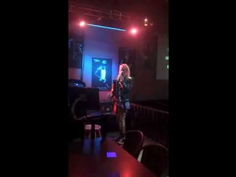 Mr. Chi Pig does karaoke in Calgary