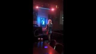 Mr. Chi Pig does karaoke in Calgary