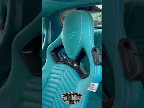 ‘92 Camaro with a C8 Corvette interior done by STITCHED BY SLICK 🔥 #shorts