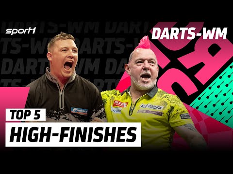 Die Top 5 High-Finishes der Darts-WM 2025 | Darts-WM 2025 | SPORT1