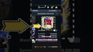 How to sell all Untradable cards in FIFA mobile #fifamobile23 #fifamobile #gaming #easportsfifa