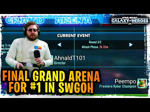 Final Round of Grand Arena's 4 Undefeated Best Players for #1 Player in Galaxy of Heroes