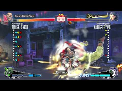 Phatmanjones (Rose) vs Rudedoggx (Balrog)