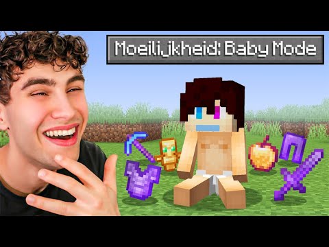 Minecraft Spelen In Baby Modus