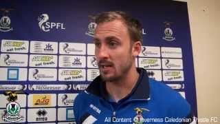 preview picture of video 'Inverness CT : Dean Brill Match Reaction v Celtic : 23/08/14'