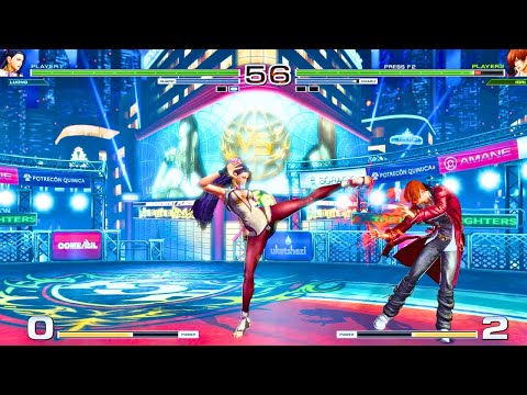 The king of fighters xiv | LUONG VS IORI | Fighting game in pc