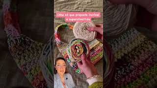 Créditos🌷 @sunflowerandcrochet Não jogue fora os restinhos das suas linhas!#crochet #croche