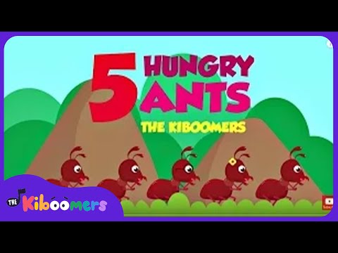 Five Hungry Ants Song for Kids | Picnic Song | Ant Songs for Children | The Kiboomers
