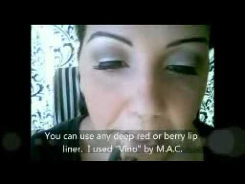 Old Hollywood Makeup Tutorial-JOAN CRAWFORD inspired