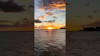Hawaii🌈【Hawaii Sunset☀️】 10/14/2026 6:00pm #hawaii #aloha #honolulu #sunset #beach #shorts