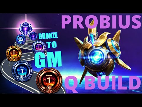 Probius Pylon Overcharge - Q Build Probius! - Bronze to GM Season 3 (Plat 2)