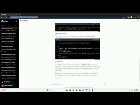 Selenium Timeout Object