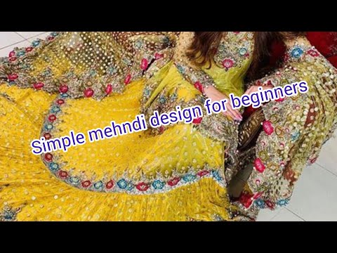 Simple design for beginners |Beautiful Mehendi - adeela arts