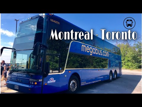 [4K] 🇨🇦 Going by Megabus from Montreal to Toronto (Scarborough) | Canada
