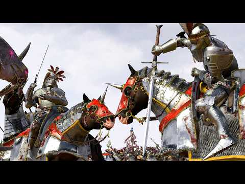 Slaanesh VS Empire and Dwarfs - Total War: Warhammer 3 Cinematic Battle