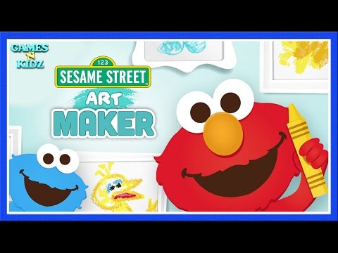 Screenshot of video: Sesame Street Art Maker