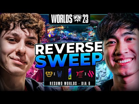 RESUMO: WORLDS 2023 | Marines x Team Whales | PSG x BDS | Play-in DIA 6