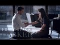 Fifty Shades Darker Christian Kneels Before Ana And Let S Her Touch Him