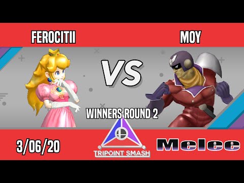 Tripoint Smash 100 - Winners Round 2 - Ferocitii(Peach) Vs. Moy(Captain Falcon)