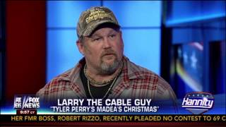 Hannity Interviews Larry the Cable Guy Part 2