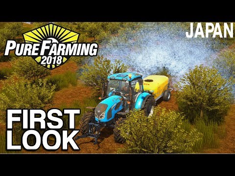 PURE FARMING 2018 FIRST LOOK GAMEPLAY | JAPAN ORCHARDS