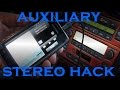 How to Add AUX to an Old Car Stereo for $2