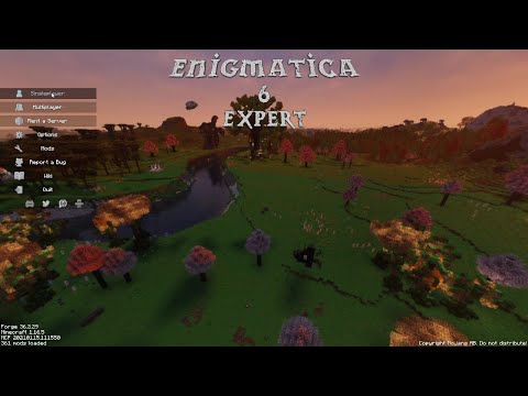 Enigmatica 6 Expert Ep 1 The basics