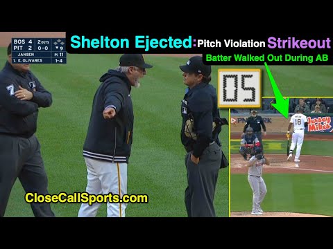 E18 - Pitch Clock Violation Strikeout Prompts Derek Shelton Ejection as DJ Reyburn Calls Taylor Out