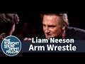 Jimmy Fallon and Liam Neeson Arm Wrestle - YouTube