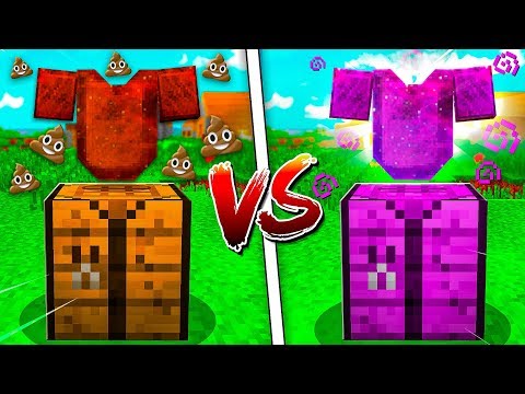ARMATURA DI CACCA VS ARMATURA DA HACKER!! - MINECRAFT