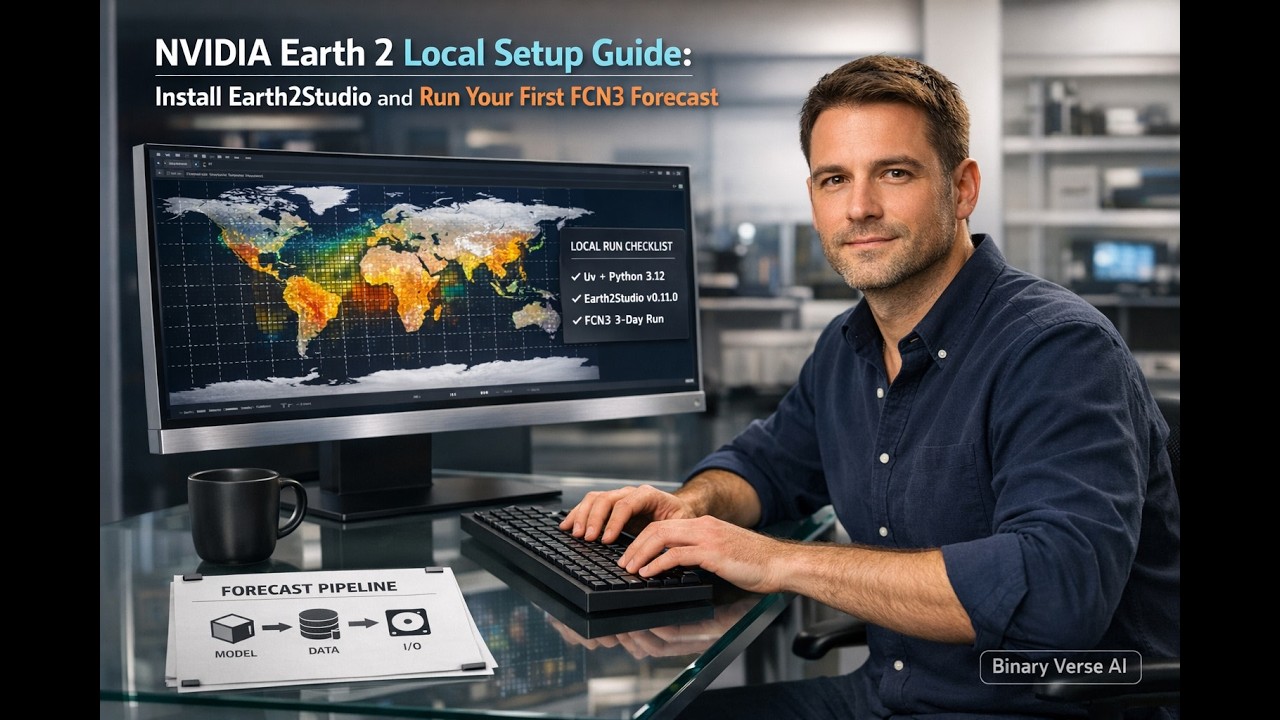 NVIDIA Earth 2 Local Setup Guide: Install Earth2Studio and Run Your First FCN3 Forecast