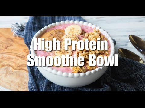 High Protein Smoothie Bowl | Quick, Creamy & Teen-Approved Breakfast!