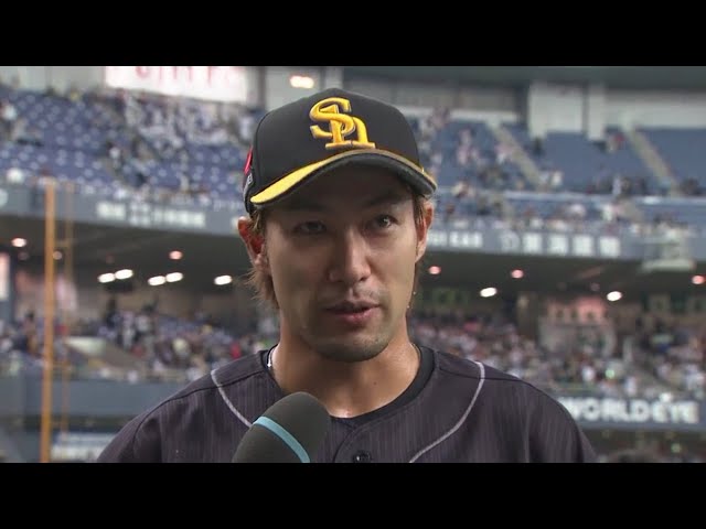 ホークス・柳田選手ヒーローインタビュー 2018/6/24 Bs-H