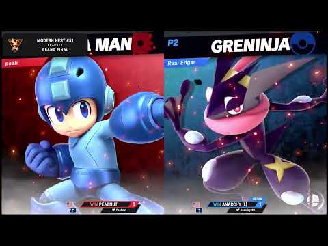 WIN Peabnut (Megaman) vs WIN Anarchy (Greninja) - Modern Nest #51 - Grand Finals