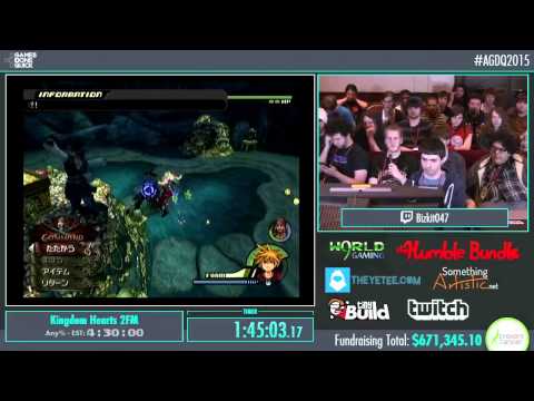Awesome Games Done Quick 2015 - Part 157 - Kingdom Hearts 2 by Various Runners