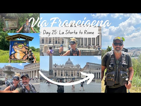 The Last 18km: Walking From La Storta To Rome On The Via Francigena - Stunning 4K | Hike the Camino